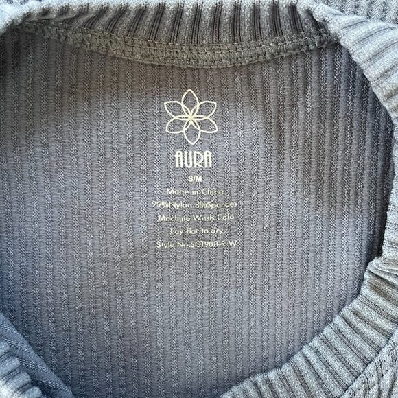 Aura Ribbed Racerback Tank Top - Picture 3 of 3